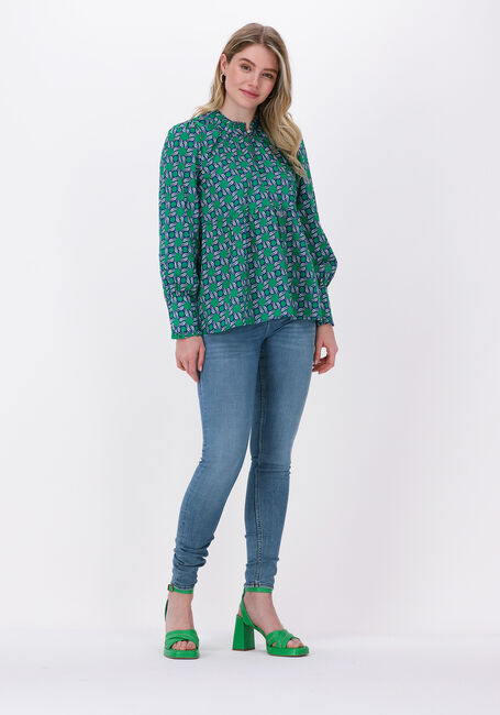 Grüne DEA KUDIBAL Blusen BEATRICE NS (CO) - TUNIC WITH VOLUME SLEEVES - large