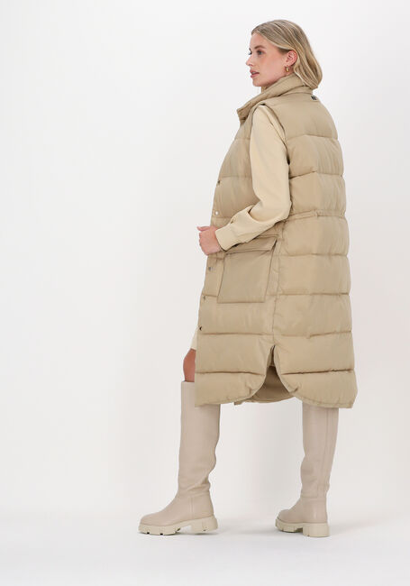 Beige MSCH COPENHAGEN Bodywarmer KAYSA WAISTCOAT - large