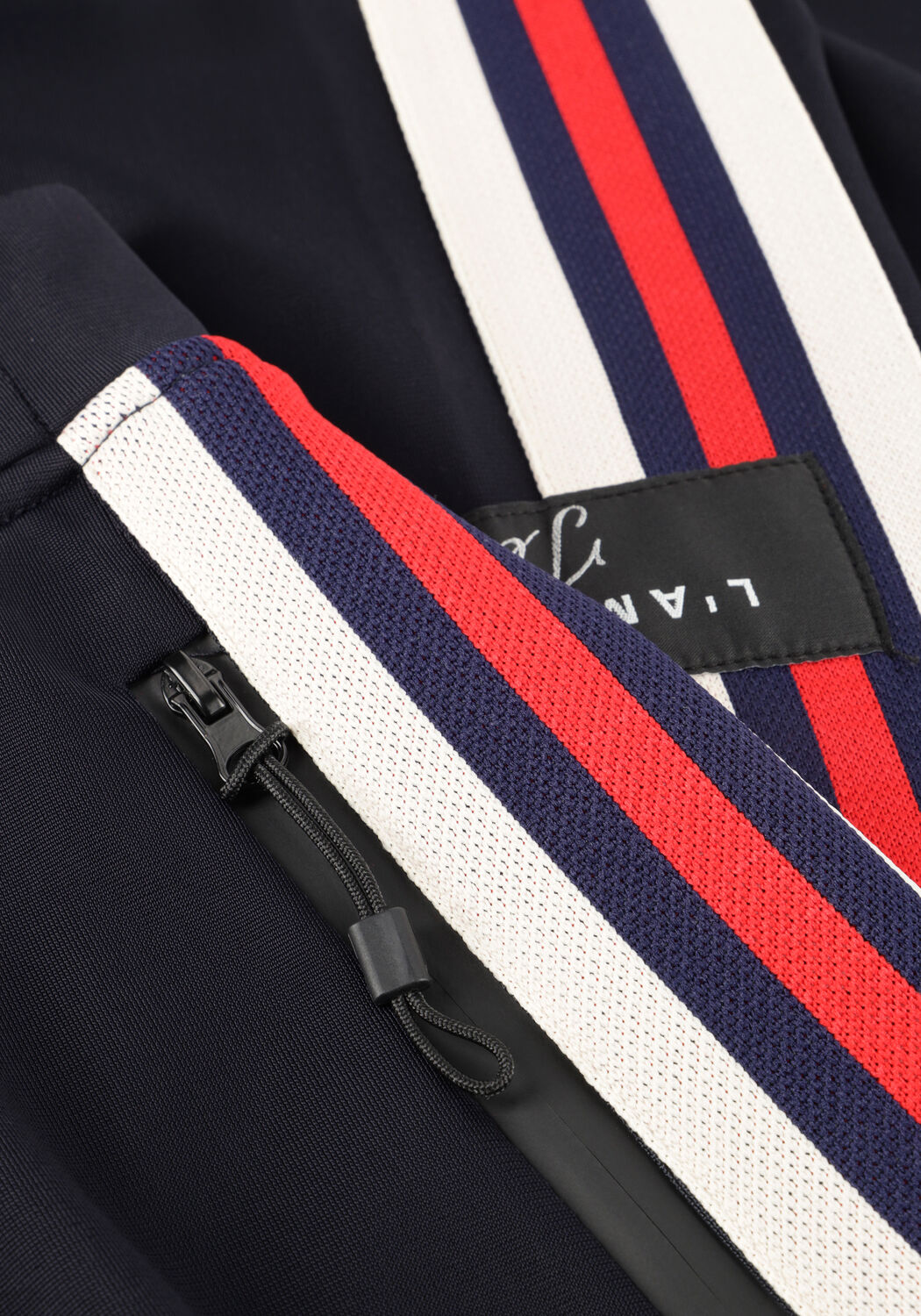 Dunkelblau HAUTE L'AMITI&Eacute; Hosen BAGGY RN TRACK TALL PANTS - large