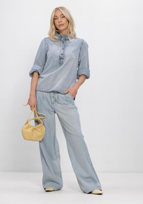 Blaue MY ESSENTIAL WARDROBE Wide jeans MWZITO 171 HIGH WIDE PANT - large