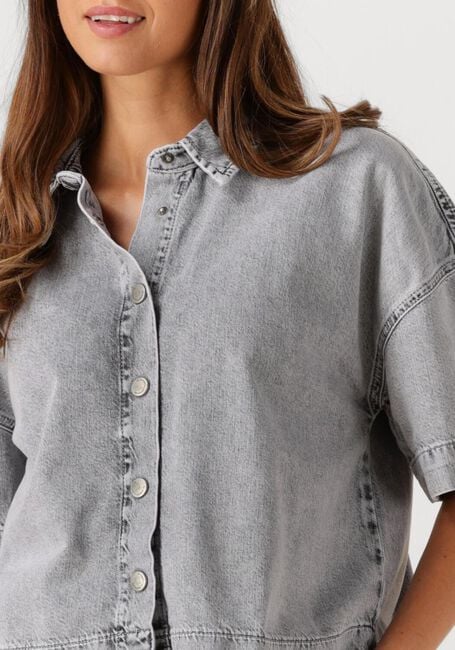 Hellgrau MY ESSENTIAL WARDROBE Top MALOMW143 BOXY SHORT SHIRT - large