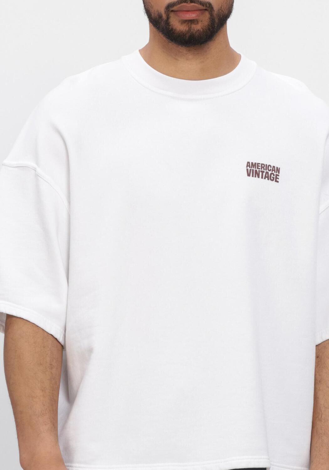 Wei&szlig;e AMERICAN VINTAGE T-shirt PLIZZY T - large