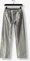 Silberne ALIX THE LABEL Skinny jeans LADIES WOVEN SILVER DENIM PANTS