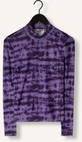 Lila COLOURFUL REBEL Tops & T-shirts NEYO TIE DYE MESH TURTLENECK TOP Lila COLOURFUL REBEL Tops & T-shirts NEYO TIE DYE MESH TURTLENECK TOP - medium