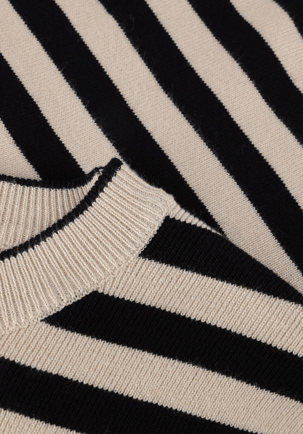 Sand OBJECT T-shirt OBJESTER S/S NEW KNIT PULLOVER - large