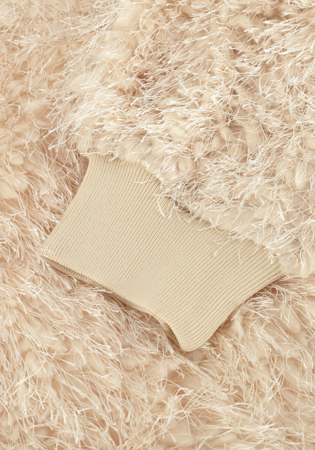 Beige STUDIO AMAYA Rollkragenpullover FAV - large