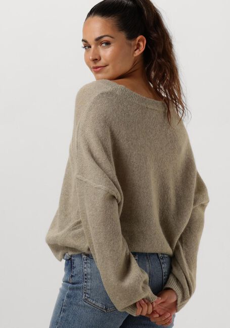 Grüne DANTE6 Pullover ULAN V-NECK SWEATER - large