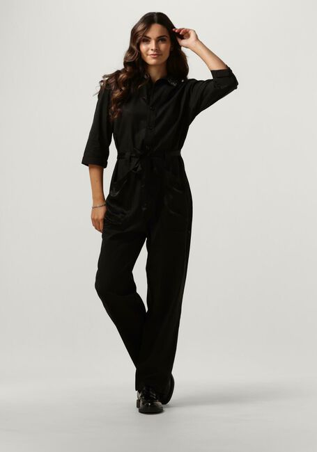 Schwarze SCOTCH & SODA Jumpsuit BEADED COLLAR JUMPSUIT - large