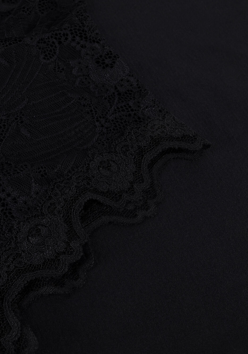 Schwarze MINUS Top VANESSA HIGH NECK - large