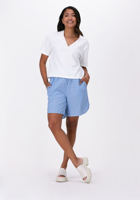 Weiße ESMÉ STUDIOS Top MAE 2/4 LOOSE POLO BLOUSE KNIT - large