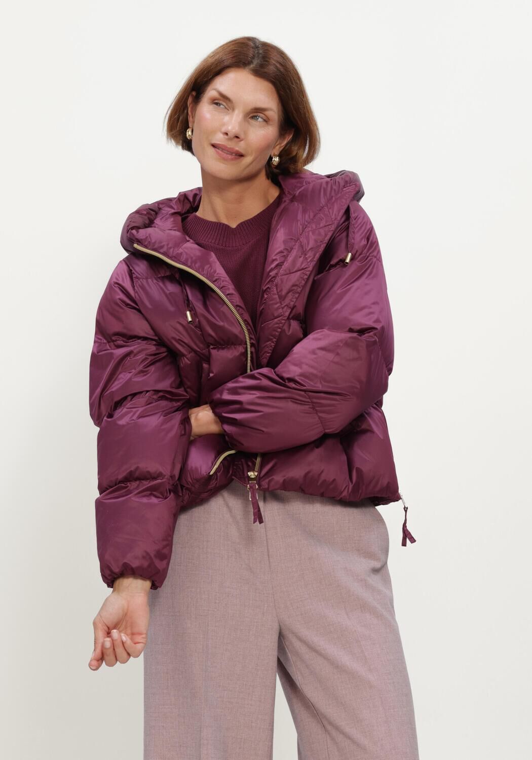 Bordeaux BEAUMONT Wattierte Jack MARIAN JACKET - large