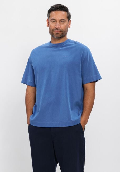 Blaue FOR&Eacute;T T-shirt PARK LOOSE FIT T-SHIRT - large