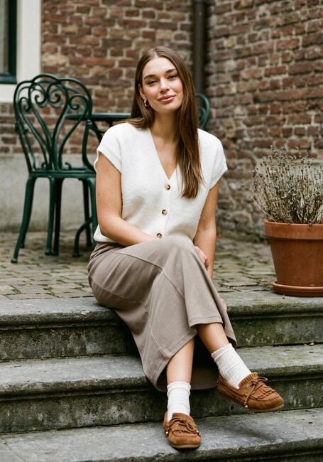Taupe AIMEE THE LABEL Maxirock NOELLA - large