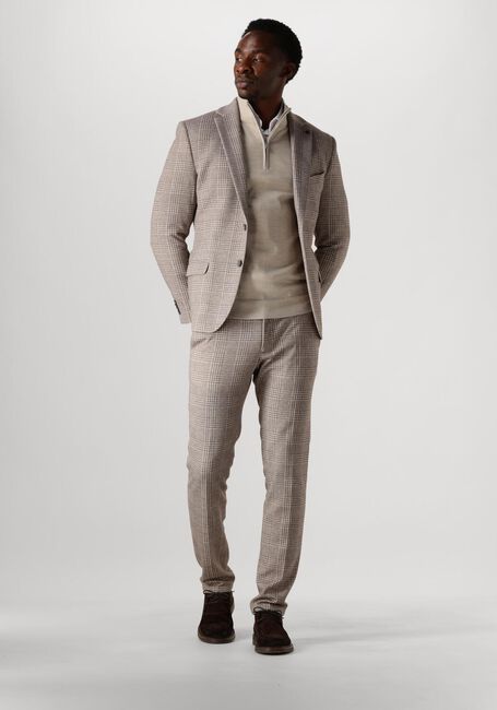 Beige PROFUOMO Pullover PULLOVER HALF ZIP - large