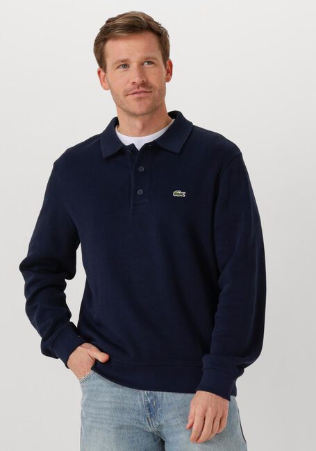 Dunkelblau LACOSTE Pullover CLASSIC FIT POLO COLLAR RIBBED POLO - large