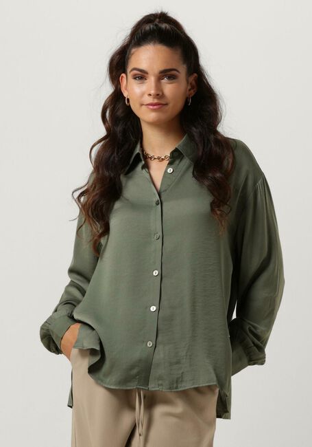 Grüne MSCH COPENHAGEN Blusen MSCHNANELLA MALUCA SHIRT - large