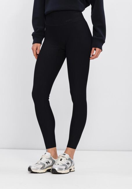 Schwarze BJORN BORG Hosen STUDIO RIBBED TIGHTS - large