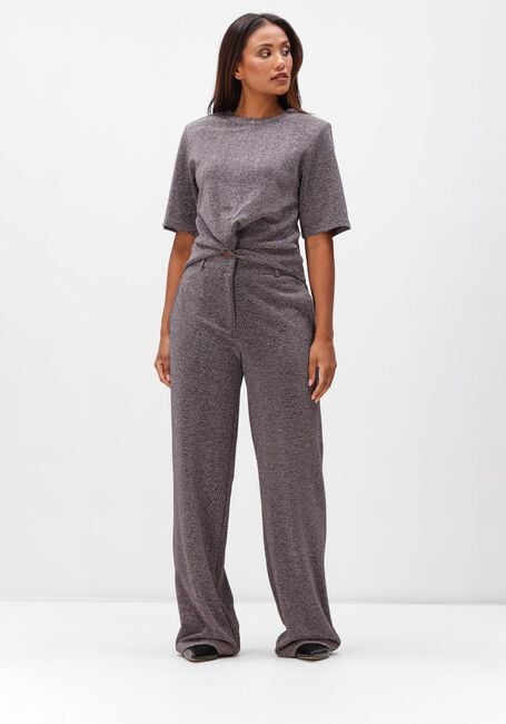 Anthrazit DANTE6 Weite Hose NOEMIA LUREX PANTS - large