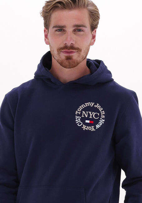 Dunkelblau TOMMY JEANS Sweatshirt TJM TIMELESS CIRCLE HOODIE - large