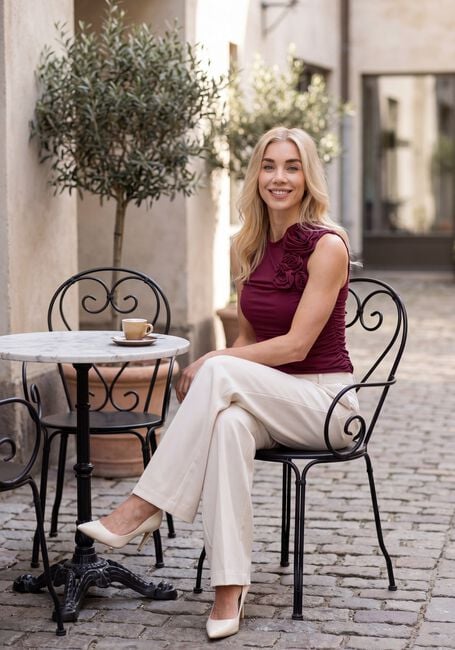 Bordeaux Y.A.S. Tops & T-shirts YASDONA SL TOP - large