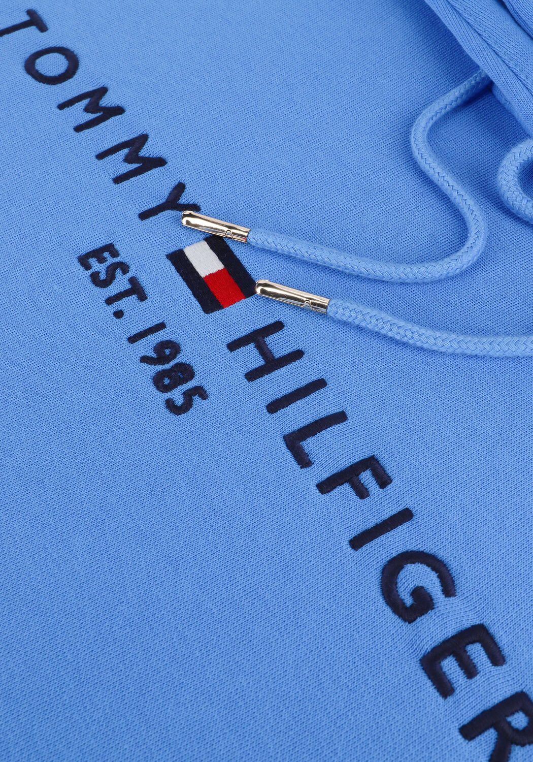 Blaue TOMMY HILFIGER Pullover REGULAR HILFIGER HOODIE - large
