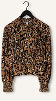 Braune COLOURFUL REBEL Blusen BINA LEOPARD BOHO RUFFLE BLOUSE Braune COLOURFUL REBEL Blusen BINA LEOPARD BOHO RUFFLE BLOUSE - medium