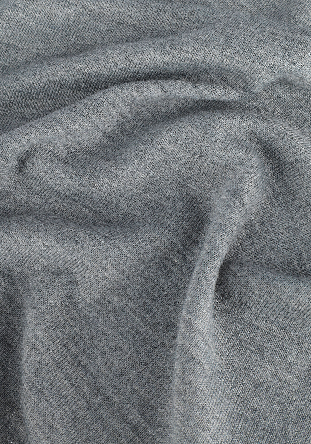 Graue SELECTED MEN Rollkragenpullover TOWN MERINO COOLMAX KNIT ROLL B - large