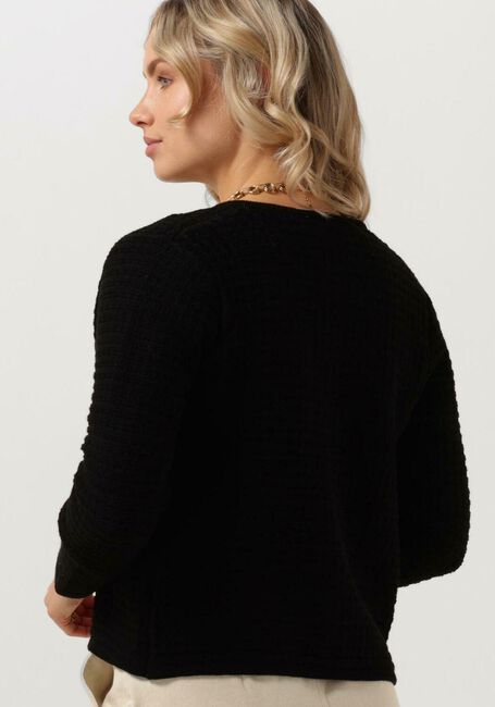 Schwarze NEO NOIR Strickjacke LIMONE KNIT JACKET - large