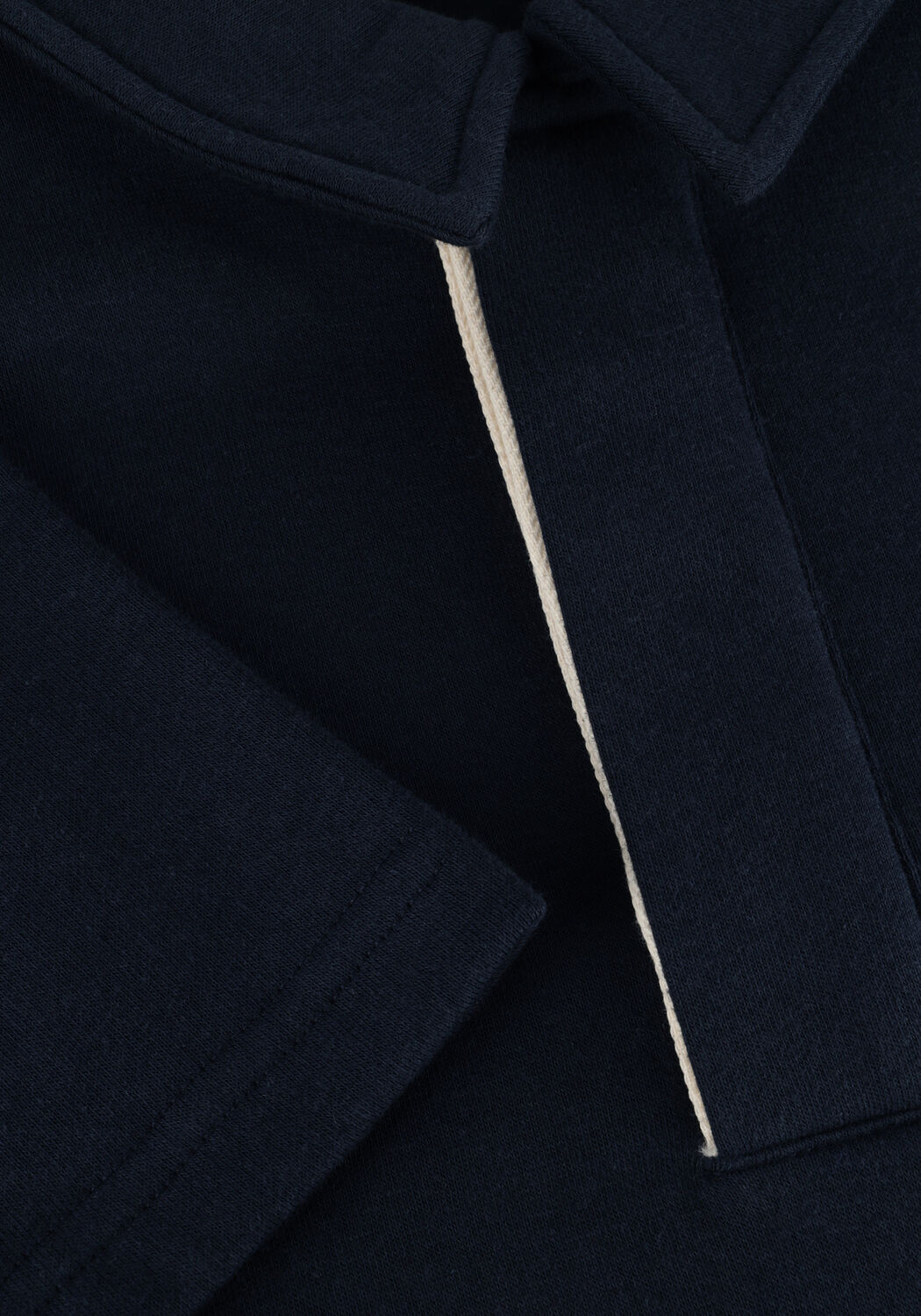 Blaue ANERKJENDT Pullover AKSOREN POLO SWEAT - large