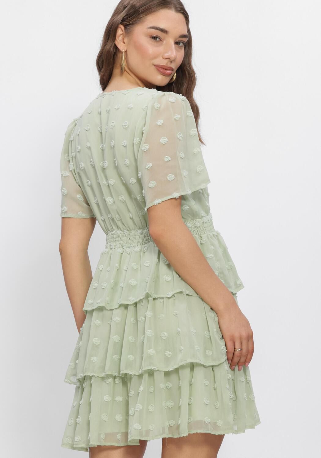 Gr&uuml;ne Y.A.S. Kleider YASDOTTIE SS DRESS - large