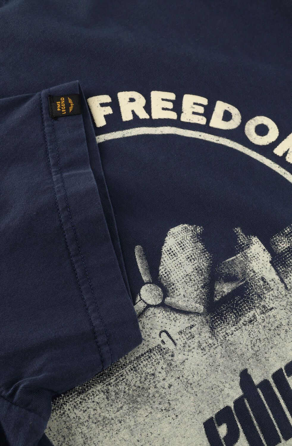 Dunkelblau PME LEGEND T-shirt GD SPRAY SINGLE JERSEY - large