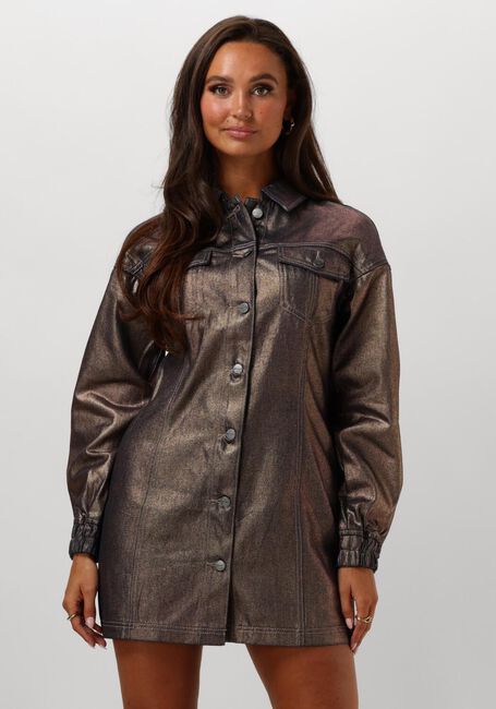 Goldfarbene REFINED DEPARTMENT Minikleid BIBI - large