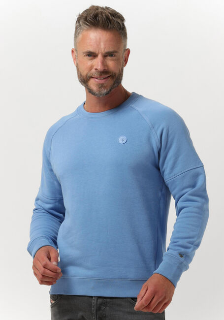 Blaue CAST IRON Sweatshirt R-NECK COTTON BLEND - large