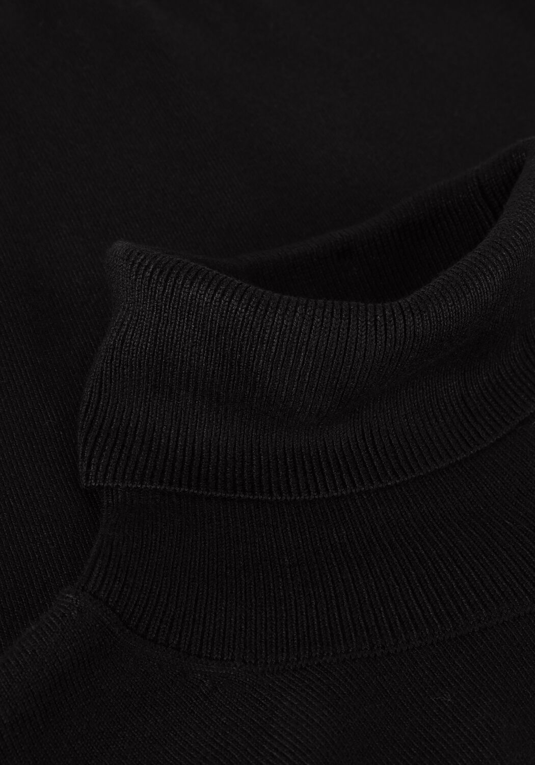 Schwarze LIU JO Rollkragenpullover ECS MAGLIA M/L DVITA COLORLOGO - large