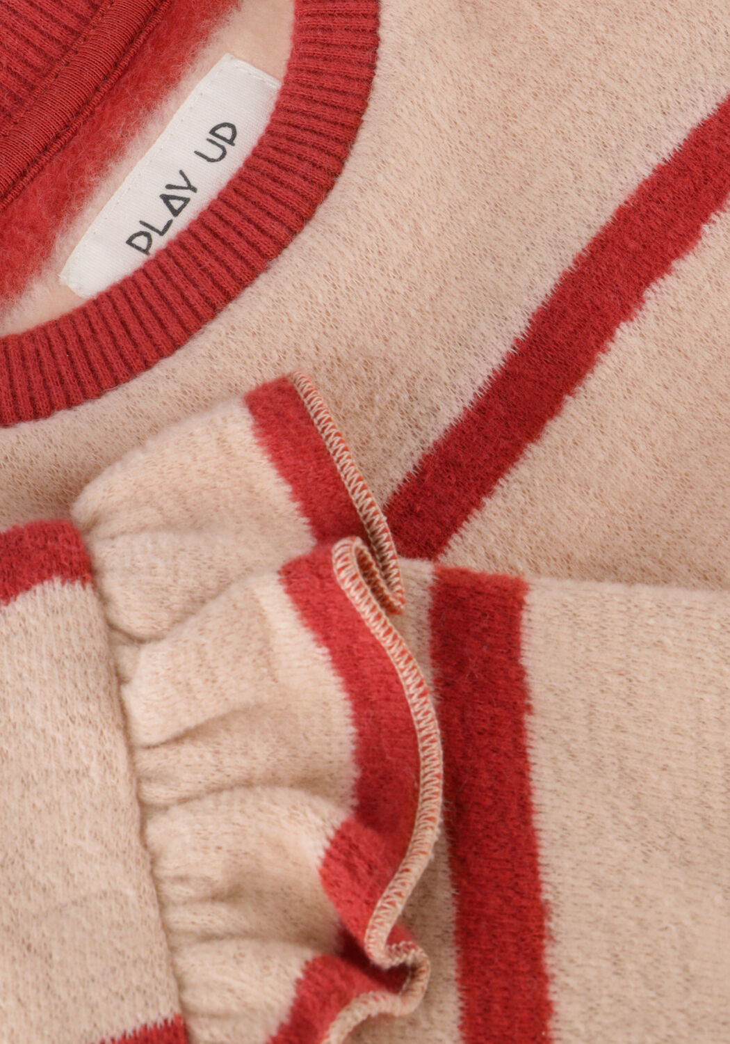 Rosane PLAY UP Sweatshirt STRIPED JERSEY SWEATER RUFFLE - large