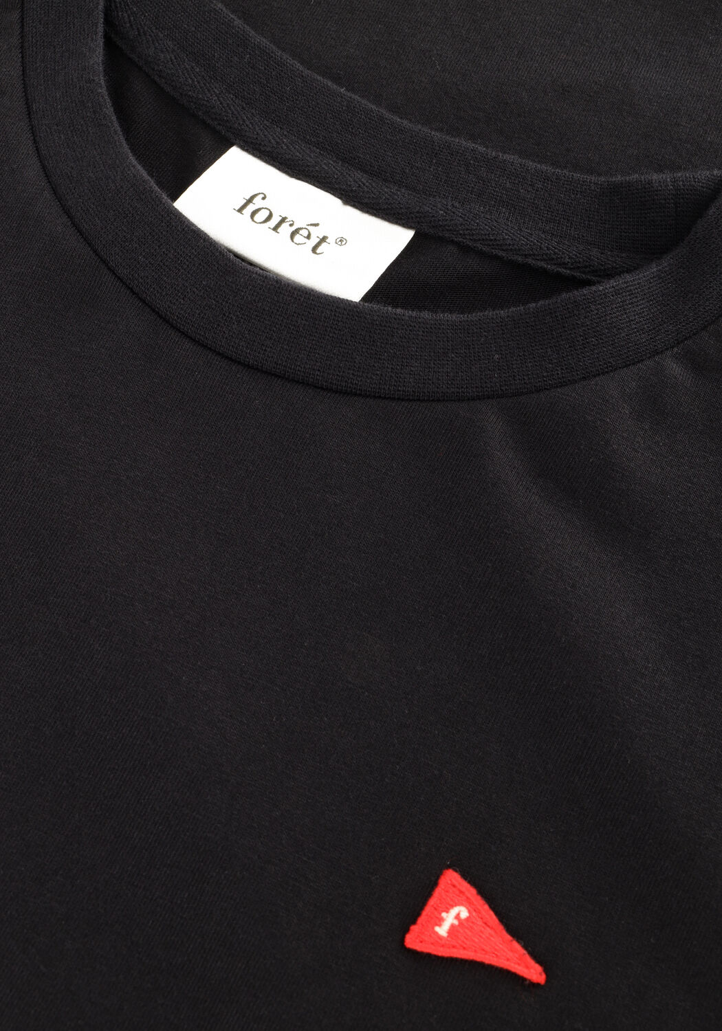 Schwarze FOR&Eacute;T T-shirt FLAG T-SHIRT - large