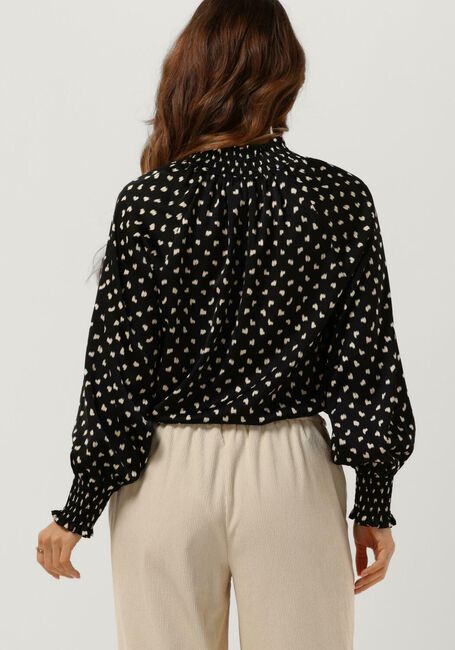 Schwarze NEO NOIR Blusen STONE FADING INK BLOUSE - large