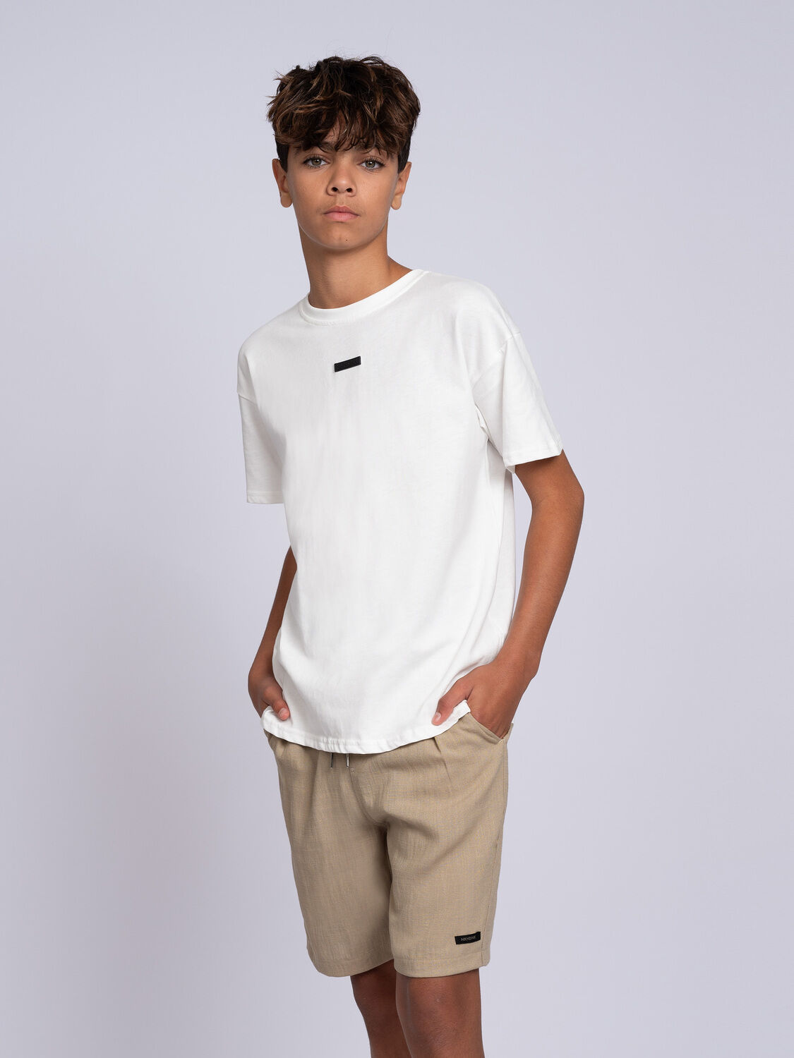 Beige NIK & NIK Kurze Hose LUIS SHORT - large