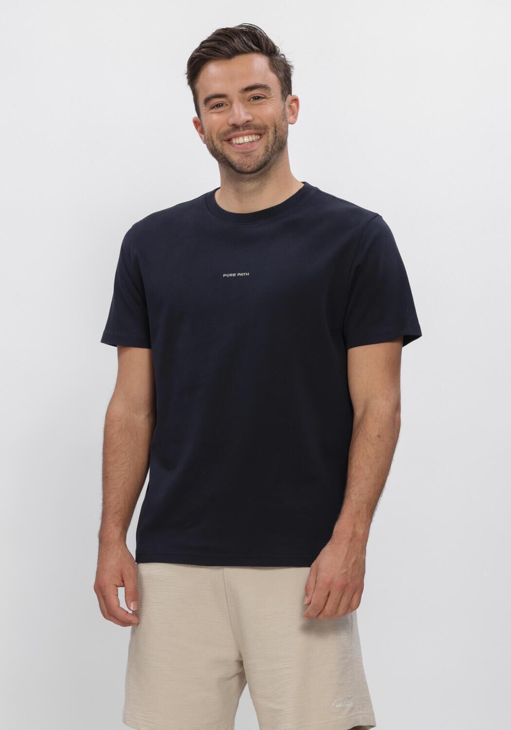 Dunkelblau PURE PATH T-shirt MANSION T-SHIRT - large