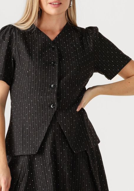 Schwarze NEO NOIR Blusen JULES B PINSTRIPE BLOUSE - large