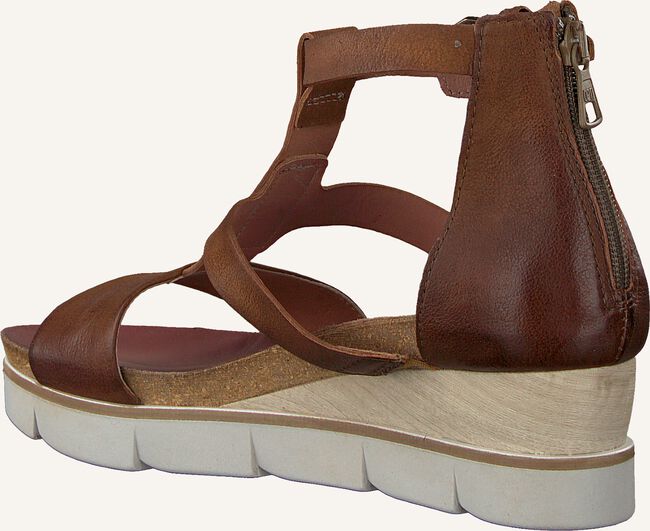 Cognacfarbene OMODA Flache Sandalen 866017 Cognacfarbene OMODA Flache Sandalen 866017 - large