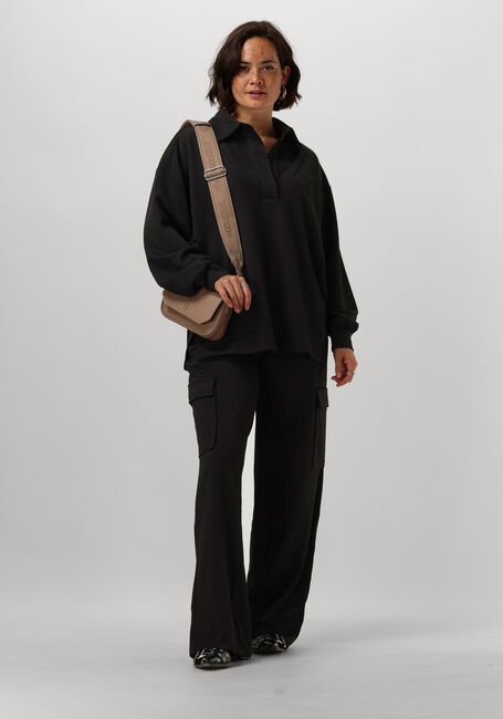 Schwarze REFINED DEPARTMENT Cargohosen YUMA - large