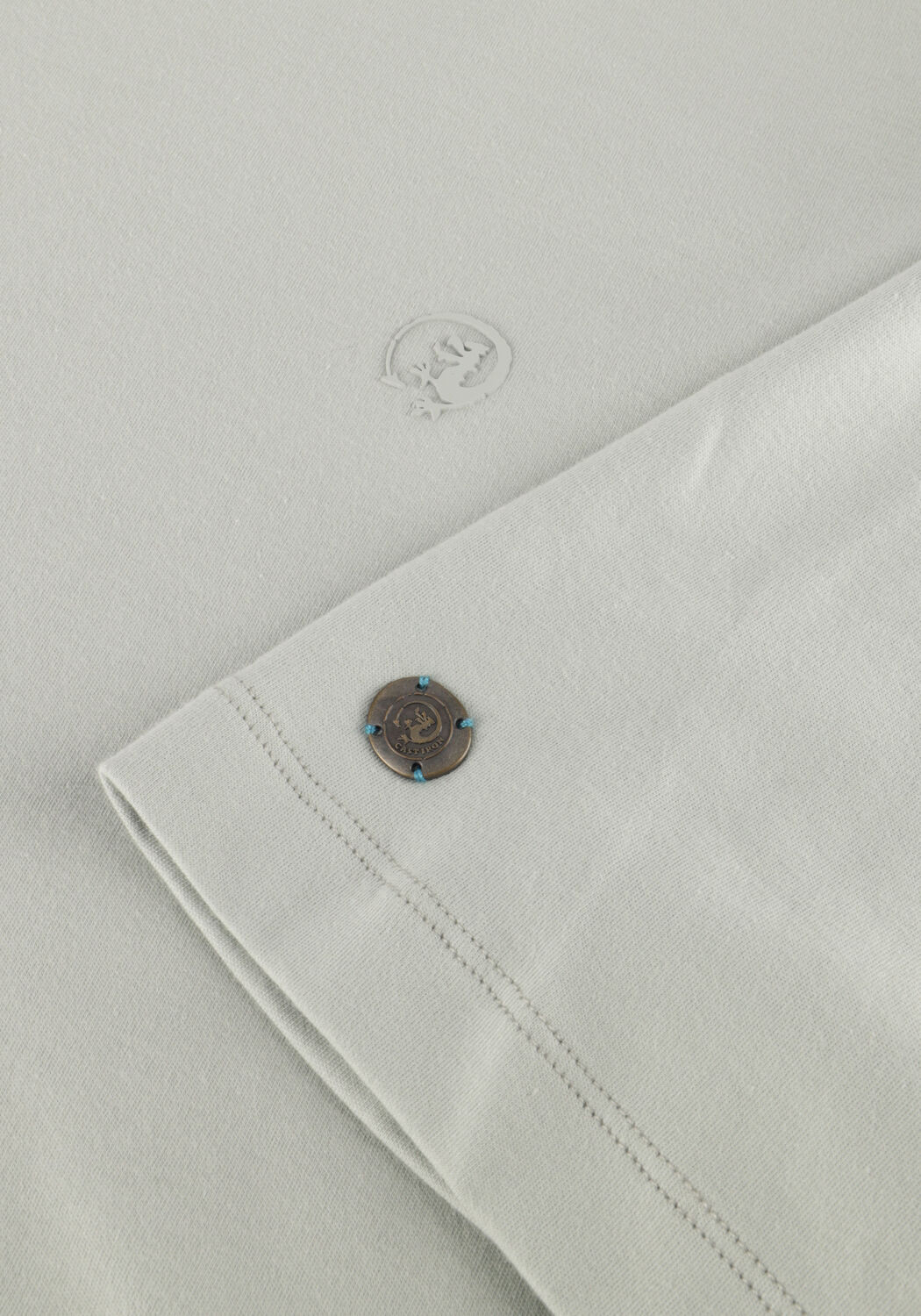 Graue CAST IRON T-shirt REGULAR FIT INTERLOCK - large