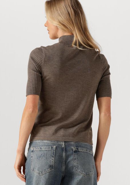 Taupe MOS MOSH Pullover MMRELENA TURTLENECK SS KNIT - large