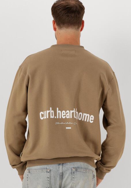 Beige WOODBIRD Pullover WBCANE HOME CREW - large