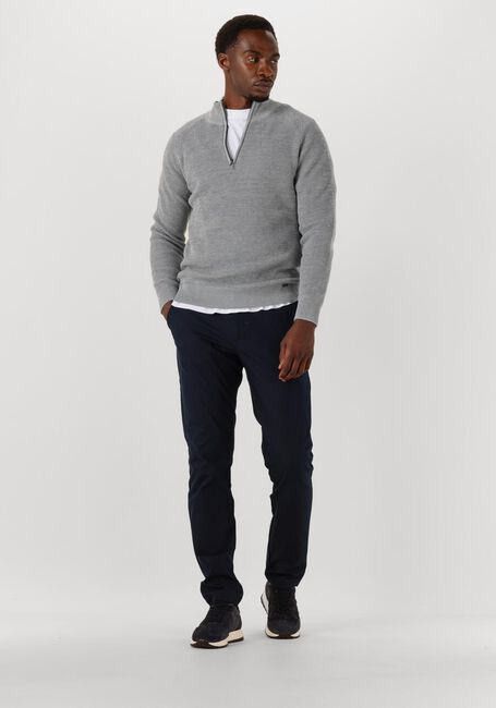 Blaue GENTILUOMO Pullover TURTLE ZIP - large