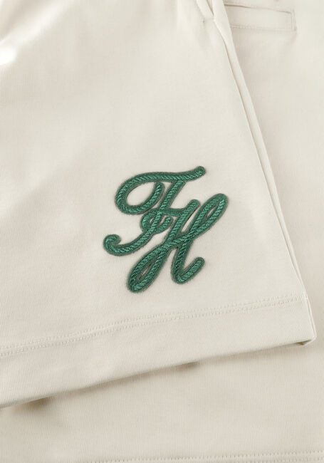 Wei&szlig;e TOMMY HILFIGER Kurze Hose TH SCRIPT GRAPHIC SWEATSHORTS - large