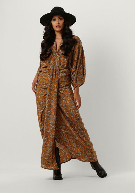 Gelbe SISSEL EDELBO Maxikleid JUNO DRESS MAXI - large