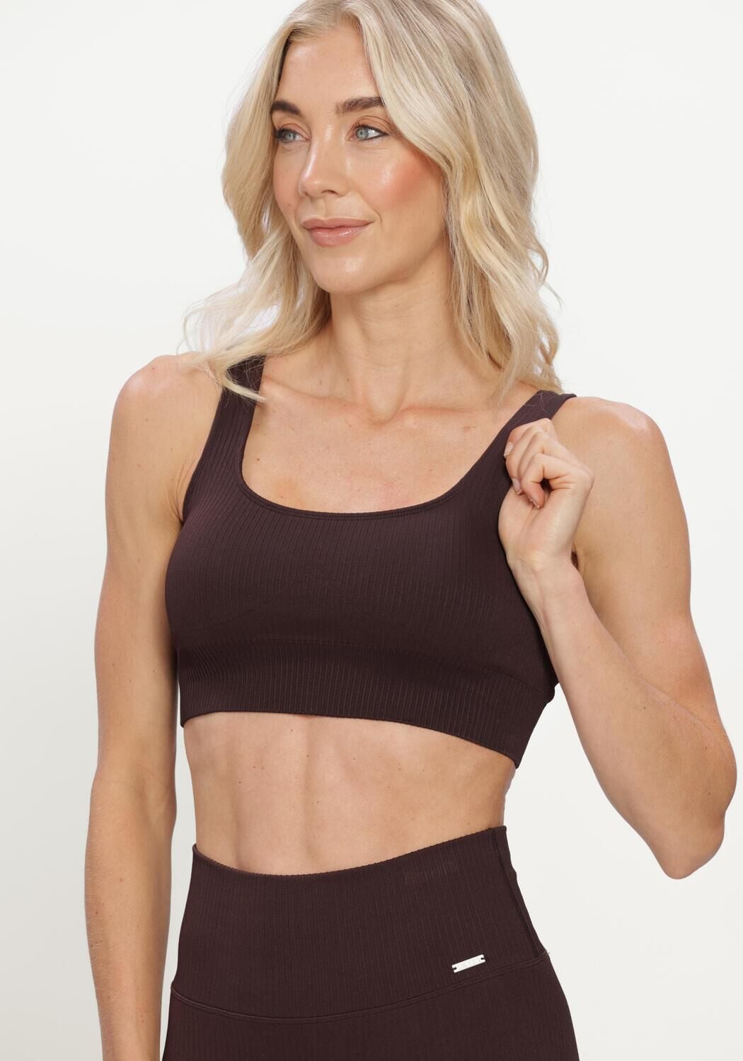 Braune AIM'N Top RIBBED SEAMLESS BRA - large