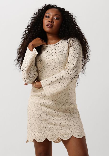 Nicht-gerade weiss OBJECT Minikleid OBJRAY L/S KNIT DRESS - large